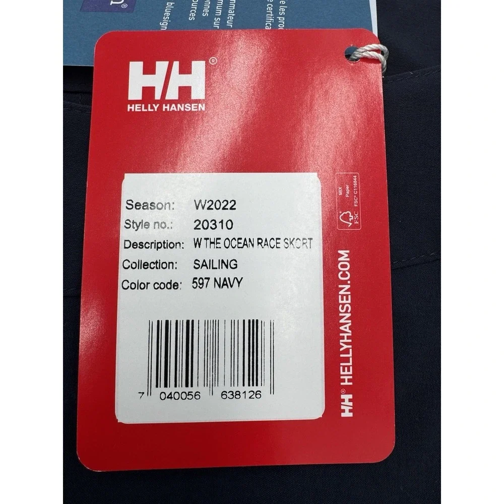 Helly Hansen Womens The Ocean Race Skort 30/30 Sailing Navy - Picture 6 of 9